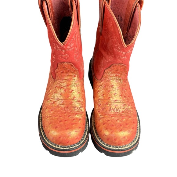 Ariat FatBaby Orange/Gold Iridescent IMPOSSIBLE COLOR TO FIND Boots - Picture 1 of 9